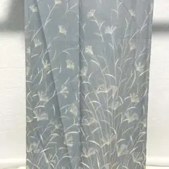 D438 夏着物　訪問着　水色　絽　正絹　極美品