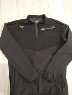 MizunoPro ハーフジップジャージ ブラック　美品