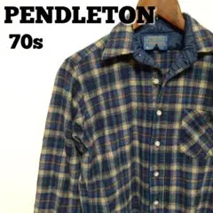 【美品】激レア PENDLETON 70s チェック Мサイズ ペンドルトン