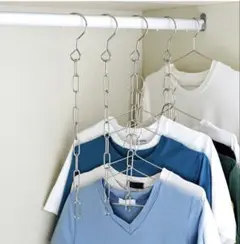 省スペース❣️ハンガー掛け ステンレス 4セット
