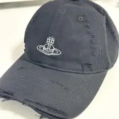 Vivienne Westwood ダメージキャップ フリーサイズ ブラック