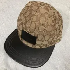 COACH ベージュ/ブラウン キャップ T/U