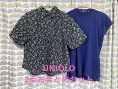 UNIQLO ブラウス&半袖セーター　2点おまとめセット