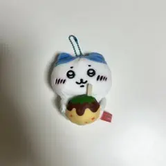 ご当地ちいかわ ハチワレ ぬいぐるみキーチェーン 大阪限定 たこ焼き