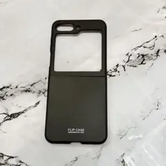 Galaxy Z Flip5 5Gケース カバー ヒンジ保護 折りたたみ 黒