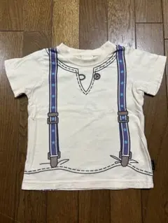 GRIN KIDS ユナイテッドアローズ　サスペンダー風Tシャツ　95 XS