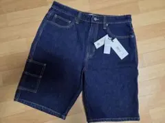 GUESS デニム ショートパンツメンズ 32インチ新品タグ付きダークインディゴ