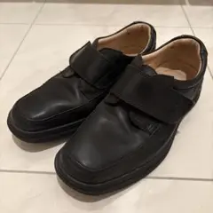 Clarks ブラック ドレスシューズ ベルクロ