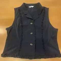 流行中♡t.b センソユニコ　ベスト/ジレ　黒　40