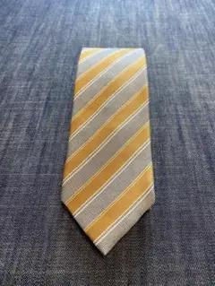 ROBERTFRASERシルクベージュグレーレンジメンタルタイ日本製AINNEX