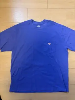 DANTON 紫色 Tシャツ 左胸ポケット付き