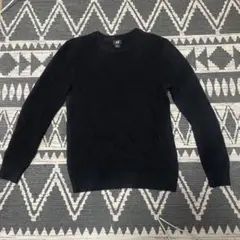 【美品】H＆M ニットセーター ブラック　XS