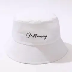 Callaway キャロウェイ　ゴルフ　ホワイト バケットハット　ハット　帽子