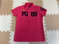 美品! パーリーゲイツ ニコちゃんポロシャツ ロゴ ワッペン サイズ1
