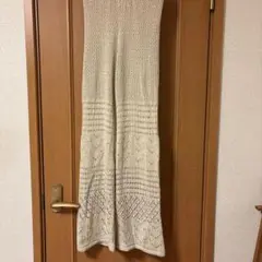 B:MING レース編み ロングパンツ