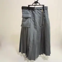 【新品未使用タグ付】sacai サカイ2024AW ナイロンツイルスカート　3