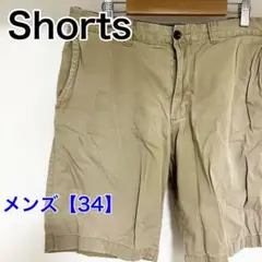 YBD41　J.CREW STRETCH　ショートパンツ【メンズ34】ベージュ