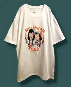 【レア柄】ビーバス&バットヘッド　ストレンジャーシングスTシャツ　XL