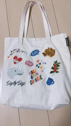 スターバックス　バック　グッズ　刺繍　キャンバスバック　エコバック