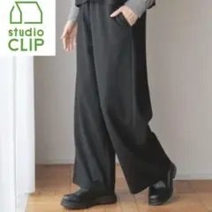 スタジオクリップ studio CLIPシルケットポンチワイドパンツ