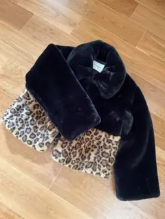 ジャーナルスタンダード ヒョウ柄 エコファーコート