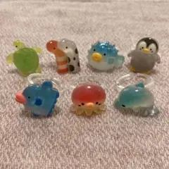 海の生き物　指輪　7種セット　アクセサリー