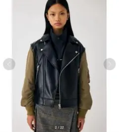 MOUSSY レザージャケット
