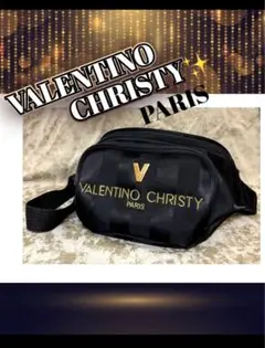 新品 VALENTINO CHRISTY ボディバッグ ブラック