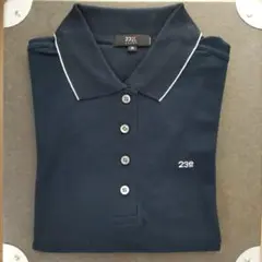 23区　ポロシャツ　ネイビー　サイズⅢ　Ｌ　半袖