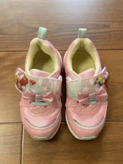 アリエル デザイン ピンク キッズシューズ