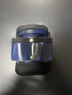ニックス 青ガラス革 小物入れ