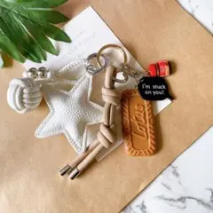 【お値下げ中】じゃらじゃらキーホルダー キーホルダーチャーム バックチャーム