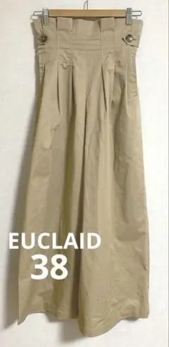 EUCLAID エウクレイド ワイドパンツ タック カジュアルパンツ