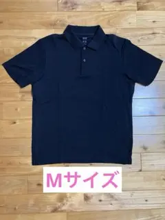 UNIQLO エアリズムコットンカノコポロシャツ 黒 Mサイズ