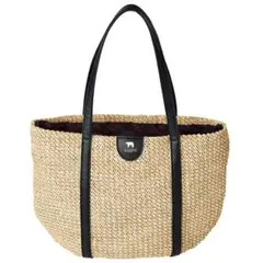 kippis ファスナー付き かごバッグ キッピス トートバッグ