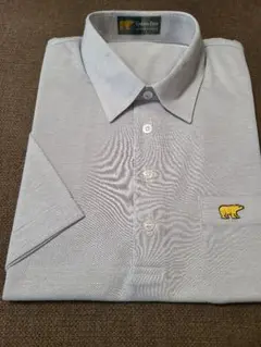 Golden Bear ライトグレー半袖 ポロシャツ