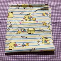 ポムポムプリンキャラクター柄の綿生地　約45㎝✖️約97㎝