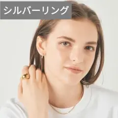 VERY掲載 ANCHE chubby ringチャビーリング シルバー11号