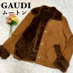 GAUDI ★リアルムートンコート★羊革 スペイン製 100%ラムレザー