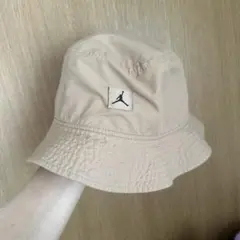 Jordan ベージュ バケットハット M/L
