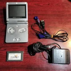 Game Boy Advance SP シルバー 本体と付属品
