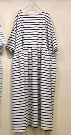 ネストローブアリゾナコットンボーダーワンピース