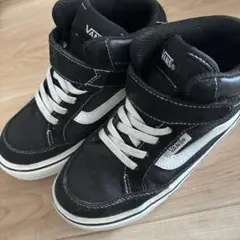 vans スニーカー　20センチ　ハイカット　黒白