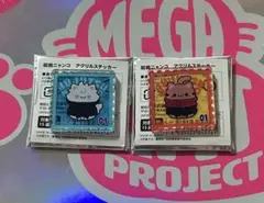 呪術廻戦　MEGA CAT 呪術ニャンコ　五条悟　虎杖悠仁　ステッカー