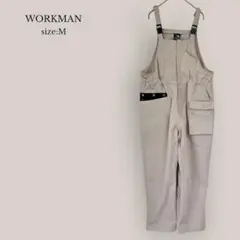 ワークマン ガーデニングサロペット　キャンプ　高撥水　UVカット　ストレッチ