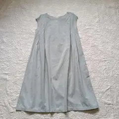 【美品】コットン　Aライン　ワンピース