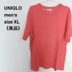 ユニクロ メンズ Tシャツ XL ピンク 春夏