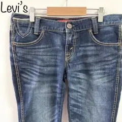 【LEVI'S】ローライズ　七分丈　デニムパンツ　ジーンズ　25インチ