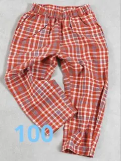 【美品】　マーキーズ ９部丈クロップドパンツ　100