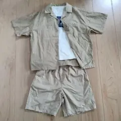 GU シャツ＋ハーフパンツ＋Tシャツ 3点セット